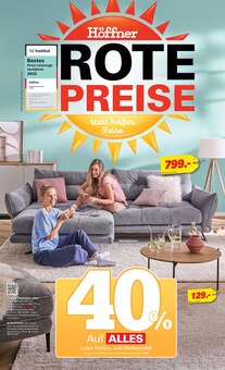 Höffner Prospekt ROTE PREISE! mit  Seiten in Calden und Umgebung