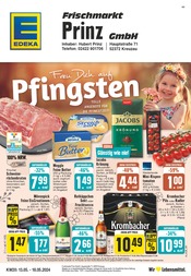 Aktueller EDEKA Supermarkt Prospekt in Kreuzau und Umgebung, "Aktuelle Angebote" mit 28 Seiten, 13.05.2024 - 18.05.2024