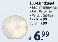 LED-Lichtkugel bei Rossmann in Ingolstadt LED-Lichtkugel im Angebot bei Rossmann Ingolstadt für 6,99 €