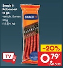 Kabanossi to go im Angebot bei Netto Marken-Discount in Löhne Kabanossi to go Angebote von Snack It bei Netto Marken-Discount Löhne für 0,79 €