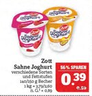 Aktuelles Sahne Joghurt Angebot bei Marktkauf in Leipzig ab 0,39 €