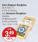 Allgäuer Bergkäse im V-Markt Prospekt Allgäuer Bergkäse von Herz im aktuellen V-Markt Prospekt für 3,49 €