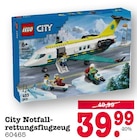 City Notfallrettungsflugzeug von LEGO für 39,99 € bei E center im Angebot City Notfallrettungsflugzeug von LEGO im aktuellen E center Prospekt