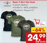 Basic T-Shirt 3er Pack von Zundapp im aktuellen Netto Marken-Discount Prospekt für 24,99 €