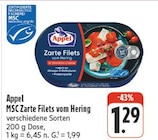 nah und gut - MSC Zarte Filets vom Hering Angebot im Prospekt MSC Zarte Filets vom Hering bei nah und gut im Prospekt "" für 1,29 €