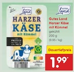 Harzer Käse mit Kümmel von Gutes Land im aktuellen Netto Marken-Discount Prospekt