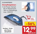 Dampfbügeleisen von CLEANmaxx für 12,99 € bei Netto Marken-Discount im Angebot Dampfbügeleisen von CLEANmaxx im aktuellen Netto Marken-Discount Prospekt