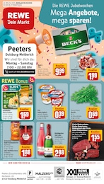 REWE Prospekt für Duisburg: "Dein Markt", 34 Seiten, 29.09.2025 - 04.10.2025