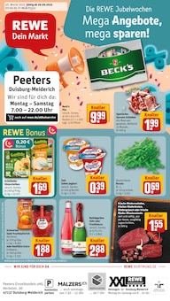 Aktueller REWE Prospekt für Duisburg mit  Seiten