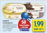 Cremissimo Eis Angebote von Langnese bei diska Görlitz für 1,99 €