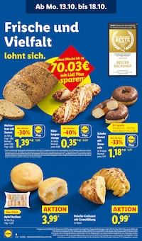 Brötchen im Lidl Prospekt "LIDL LOHNT SICH" mit 68 Seiten (Kiel)