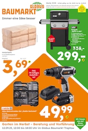 Globus-Baumarkt Prospekt für Berlin mit 8 Seiten Globus-Baumarkt Prospekt für Berlin: "Immer eine Idee besser", 8 Seiten, 07.09.2025 - 13.09.2025