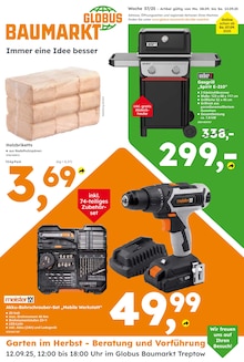 Globus-Baumarkt Prospekt Immer eine Idee besser mit  Seiten in Königs Wusterhausen und Umgebung