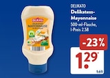 Delikatess-Mayonnaise Angebot im ALDI SÜD Prospekt Delikatess-Mayonnaise im ALDI SÜD Prospekt zum Preis von 1,29 €