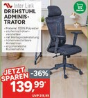 Drehstuhl Administrator im Angebot bei Marktkauf in Coburg Drehstuhl Administrator Angebote von Inter Link bei Marktkauf Coburg für 139,99 €