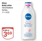 Body Lotion Angebote von Nivea bei GLOBUS Saarbrücken für 3,69 €