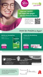 Aktueller mea - meine apotheke Apotheken Prospekt in Lauingen und Umgebung, "Unsere August-Angebote" mit 4 Seiten, 01.08.2025 - 31.08.2025