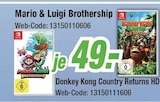 Mario & Luigi Brothership oder Donkey Kong Country Returns HD bei expert im Burbach Prospekt für 49,00 €