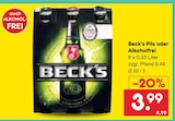 Pils im Angebot bei Netto Marken-Discount in Emden Pils Angebote von Beck's bei Netto Marken-Discount Emden für 3,99 €