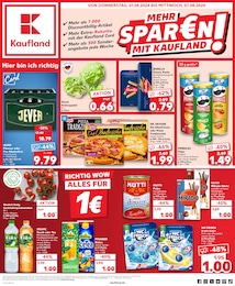 Aktueller Kaufland Supermärkte Prospekt für Egling: MEHR SPAR€N MIT KAUFLAND! mit 26} Seiten, 01.08.2024 - 07.08.2024