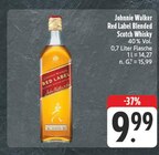 Red Label Blended Scotch Whisky Angebote von Johnnie Walker bei nah und gut Zwickau für 9,99 €