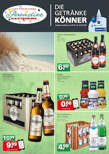 Warsteiner im Getränke Paradies Prospekt "DIE GETRÄNKEKÖNNER" mit 4 Seiten (Lünen)