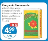 Blumenerde im V-Markt Prospekt Blumenerde von Florgamin im aktuellen V-Markt Prospekt für 4,99 €