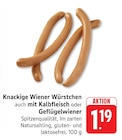 Knackige Wiener Würstchen mit Kalbfleisch Angebote bei EDEKA Mannheim für 1,19 €