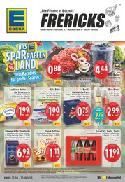 Discounter Prospekt von EDEKA Bocholt EDEKA Prospekt: "Aktuelle Angebote", 24 Seiten, 22.09.2025 - 27.09.2025