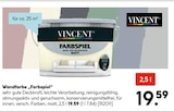 Wandfarbe „Farbspiel“ von Vincent für 19,59 € bei Hellweg im Angebot Wandfarbe „Farbspiel“ von Vincent im aktuellen Hellweg Prospekt
