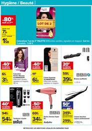 Offre Sèche-Cheveux dans le catalogue Carrefour du moment à la page 63
