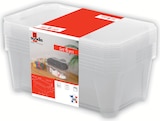 Lot de 6 boîtes de rangement multi-usages 6l - SUNDIS - Intermarché Hyper à Toulon Lot de 6 boîtes de rangement multi-usages 6l - SUNDIS en promo chez Intermarché Hyper Toulon à 8,90 €