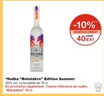 Vodka Edition Summer - Belvédère en promo chez Monoprix Brest à 40,41 €
