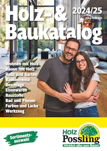 Holz Possling Prospekt Zeuthen "Holz- & Baukatalog 2024/25" mit 188 Seiten