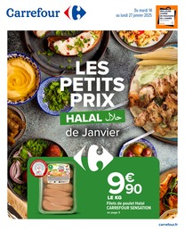 Prospectus Carrefour à Bourganeuf: "LES PETITS PRIX HALAL de Janvier", 14} pages, 14/01/2025 - 27/01/2025