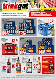 Trinkgut Prospekt für Donauwörth: "Aktuelle Angebote", 4 Seiten, 11.05.2026 - 16.05.2026