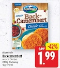 Backcamembert von Alpenhain im aktuellen E center Prospekt