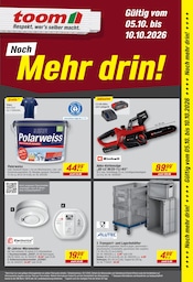 Kettensäge im toom Baumarkt Prospekt in Neu-Ulm Aktueller toom Baumarkt Prospekt mit Kettensäge, "Respekt, wer's selber macht.", Seite 23