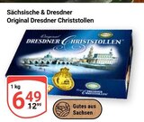 Original Dresdner Christstollen Angebote bei GLOBUS Braunschweig für 6,49 €