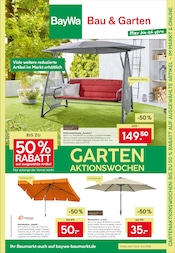 Sonnenschirm im BayWa Bau- und Gartenmärkte Prospekt in Bayreuth Aktueller BayWa Bau- und Gartenmärkte Prospekt mit Sonnenschirm, "Traumrasen leicht gemacht", Seite 6