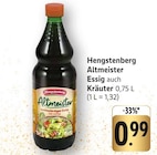 EDEKA Hirschberg - Altmeister Essig Angebot im Prospekt Altmeister Essig bei EDEKA im Hirschberg Prospekt für 0,99 €