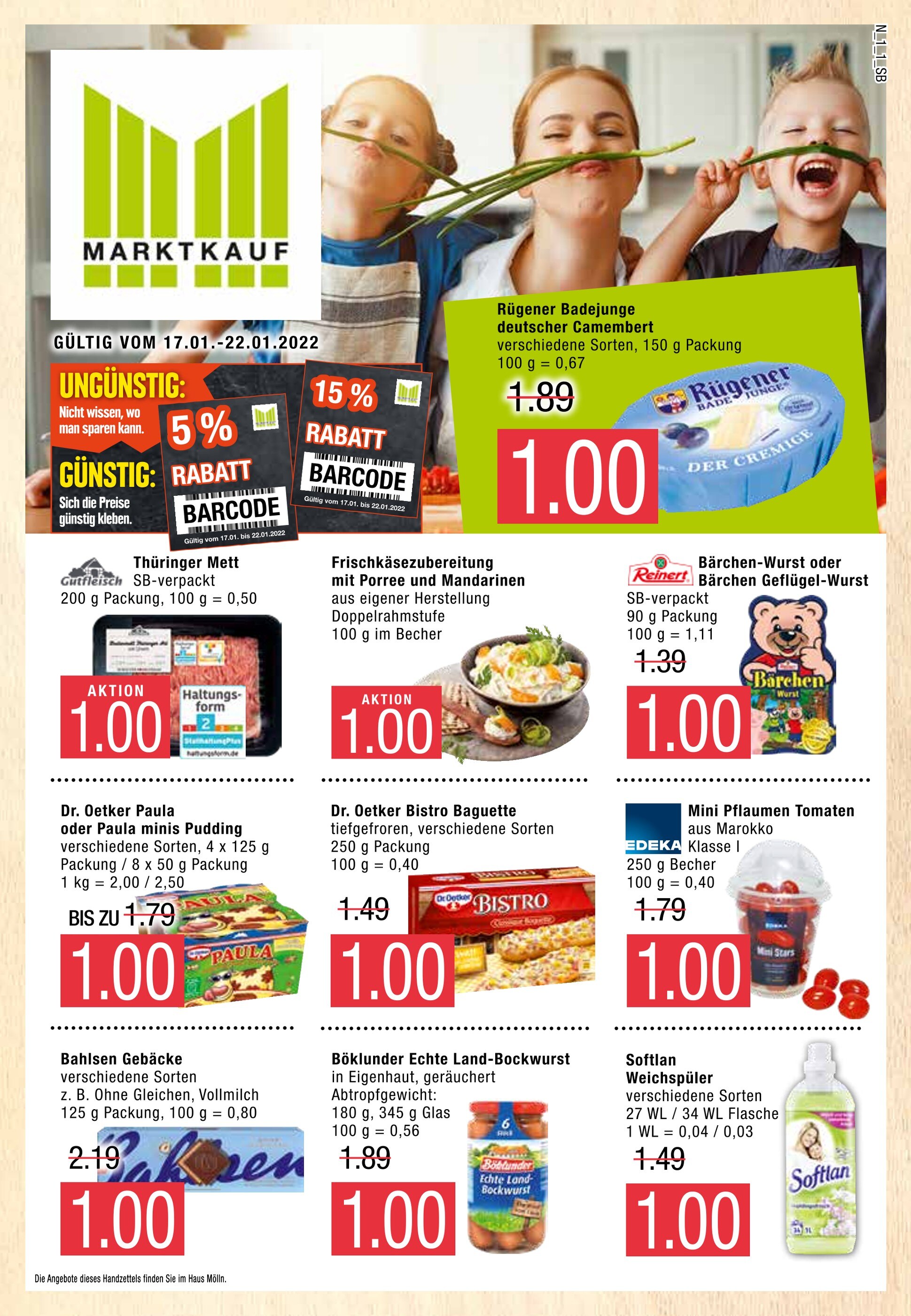 Marktkauf Prospekt für Trittau mit 44 Seiten Marktkauf Prospekt für Trittau: "Top Angebote", 44 Seiten, 17.01.2022 - 22.01.2022