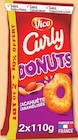 Curly Donuts Cacahuète Caramélisée - VICO en promo chez Netto Curly Donuts Cacahuète Caramélisée - VICO dans le catalogue Netto