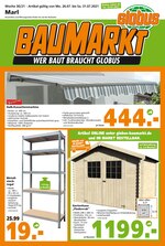 Globus-Baumarkt Prospekt für Herne mit 16 Seiten Globus-Baumarkt Prospekt für Herne: "WER BAUT BRAUCHT GLOBUS", 16 Seiten, 25.07.2021 - 31.07.2021