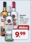 Rum von Bacardí im aktuellen famila Nordwest Prospekt