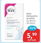 Kaltwachsstreifen für Beine von Veet im aktuellen budni Prospekt