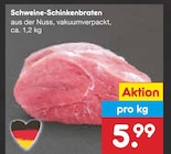 Schweine-Schinkenbraten für 5,99 € bei Netto Marken-Discount im Angebot Schweine-Schinkenbraten im aktuellen Netto Marken-Discount Prospekt