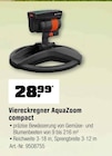 Viereckregner AquaZoom compact für 28,99 € bei OBI im Angebot Viereckregner AquaZoom compact im aktuellen OBI Prospekt