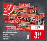Alkaline-Batterien Mignon AA Angebote von Gut & Günstig bei Marktkauf Ravensburg für 3,77 €