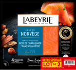 SAUMON FUMÉ DE NORVÈGE LABEYRIE - LABEYRIE - Auchan Hypermarché à Bordeaux SAUMON FUMÉ DE NORVÈGE LABEYRIE - LABEYRIE en promo chez Auchan Hypermarché Bordeaux à 8,99 €